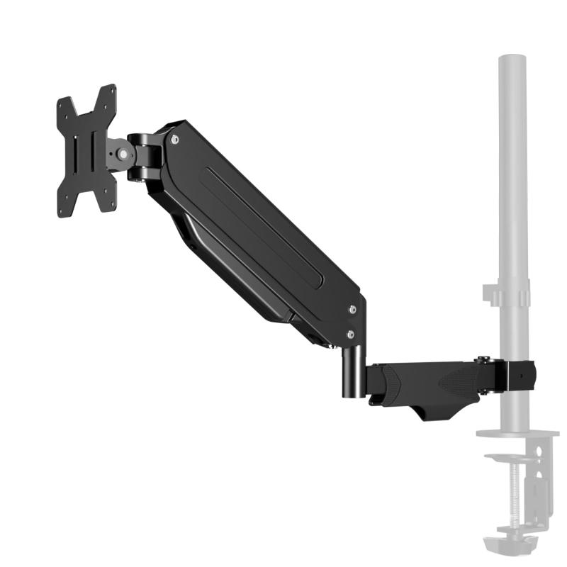 楽天市場】Pholiten 支柱取付け シングルモニターアーム ガス式