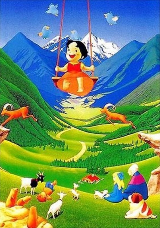 アルプスの少女ハイジ ジグソーパズル 1000ピース 1000P