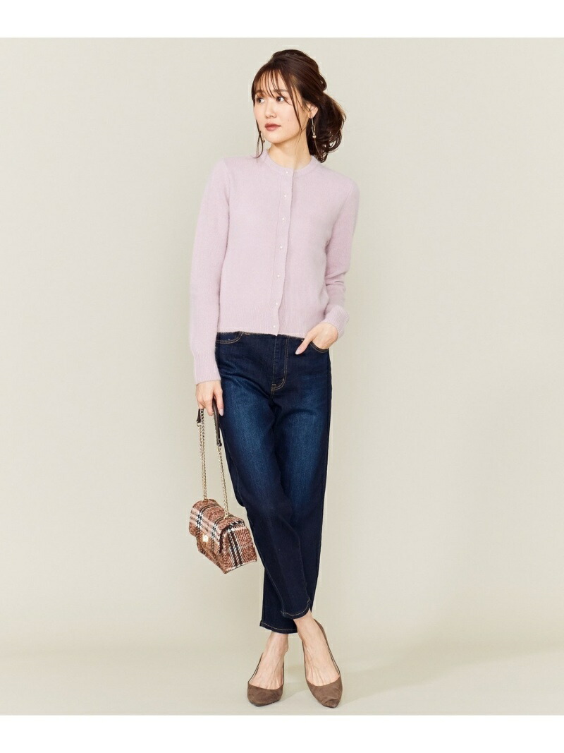 楽天市場】【SALE／50%OFF】カラーラクーンニットカーディガン 組曲