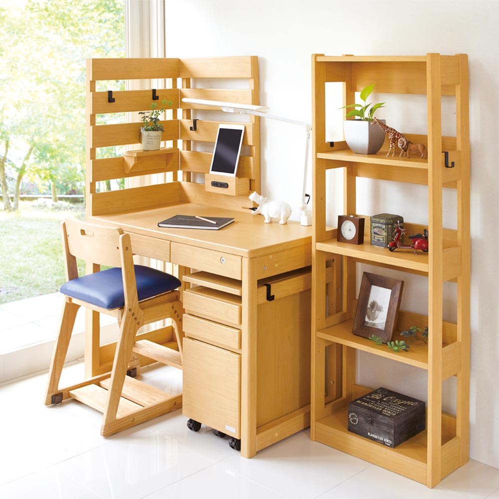 楽天市場】パネル付学習机セット [ デスク+ワゴン＋パネル ] デスク