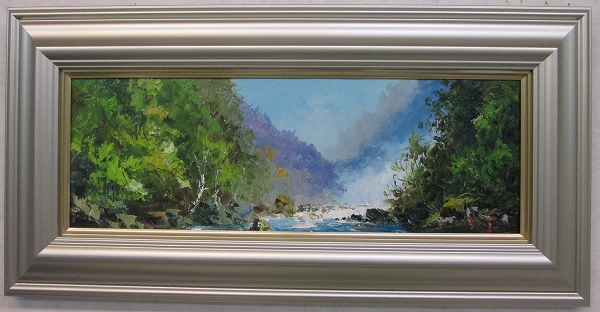 楽天市場】「梓川上流」谷口春彦【通信販売】（Wサムホールサイズ油彩