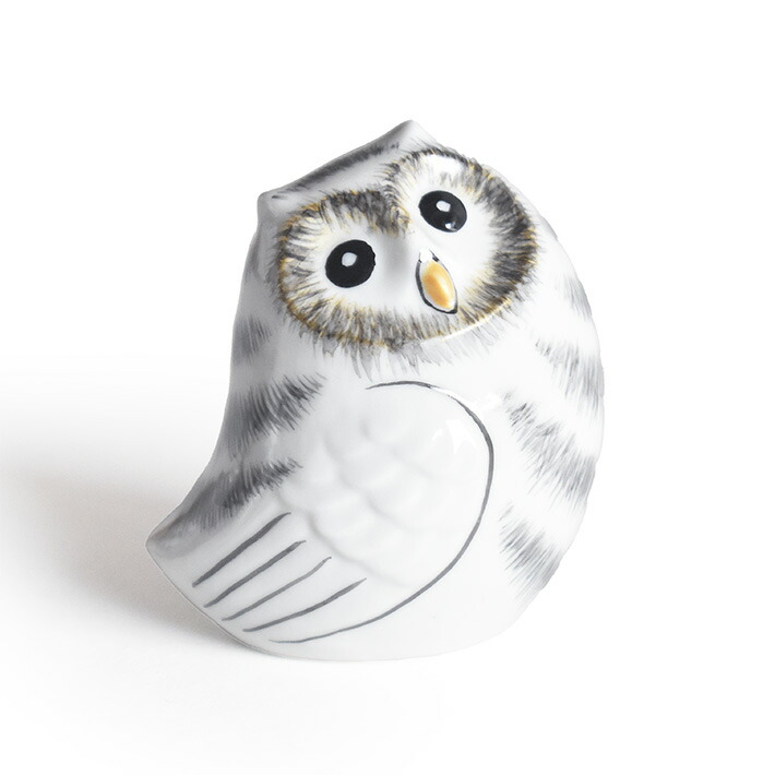 楽天市場】九谷焼 夫婦 ふくろう（不苦労） 白（フクロウ 置物