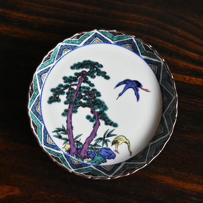 楽天市場】九谷焼 中皿 セット（ 径 16cm ） 古九谷花鳥の図（ 和食器