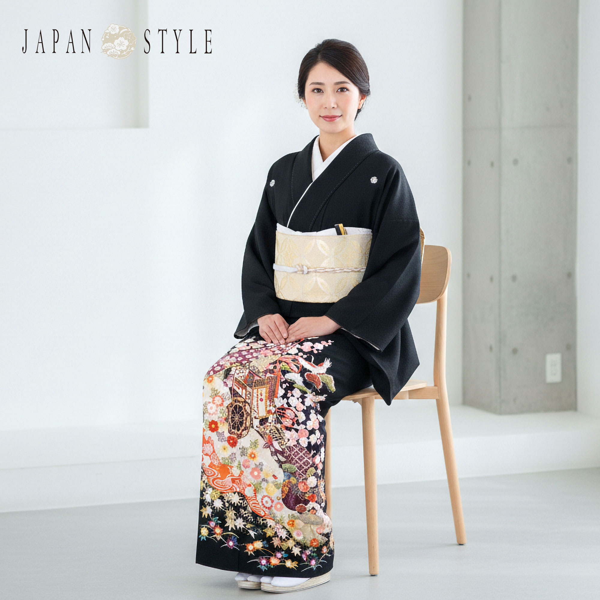 楽天市場】【レンタル】JAPAN STYLE 黒留袖 フルセット ジャパン