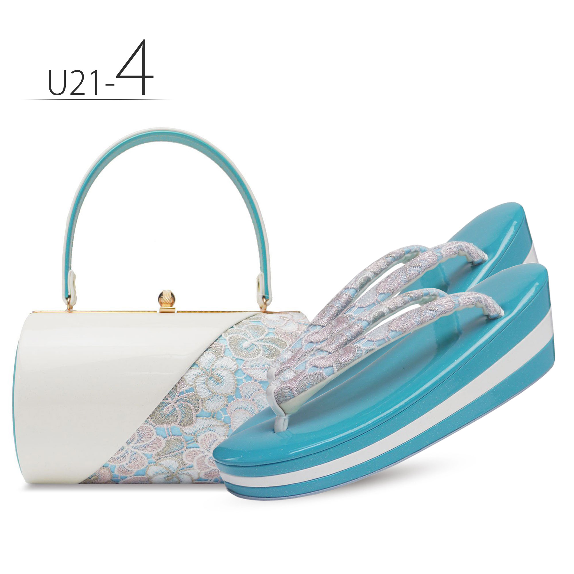 楽天市場】草履バッグセット レース×エナメル 選べる 7色 振袖用 ラメ