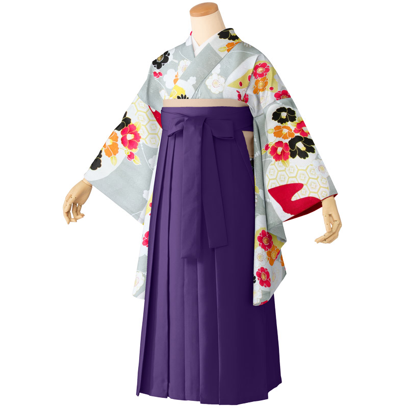 振袖・長襦袢・袴の3点セット 大学生 卒業式 成人式 正絹トールサイズ