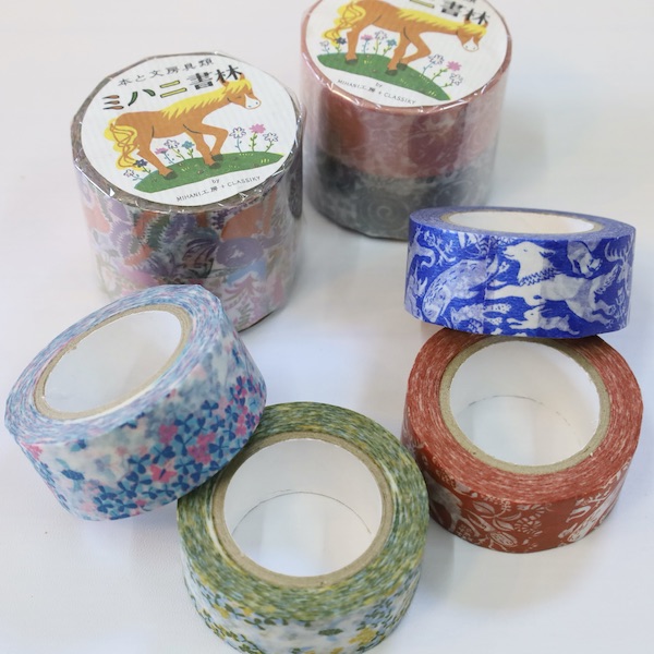 楽天市場】倉敷意匠計画室ミハニ書林マスキングテープ2柄セットなかま