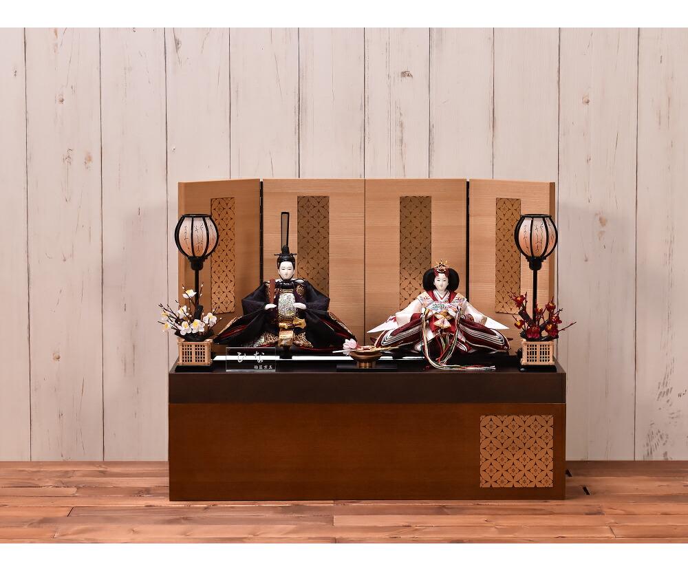 楽天市場】雛人形 ひな人形 収納飾り おしゃれ「平安博翠作 典雅