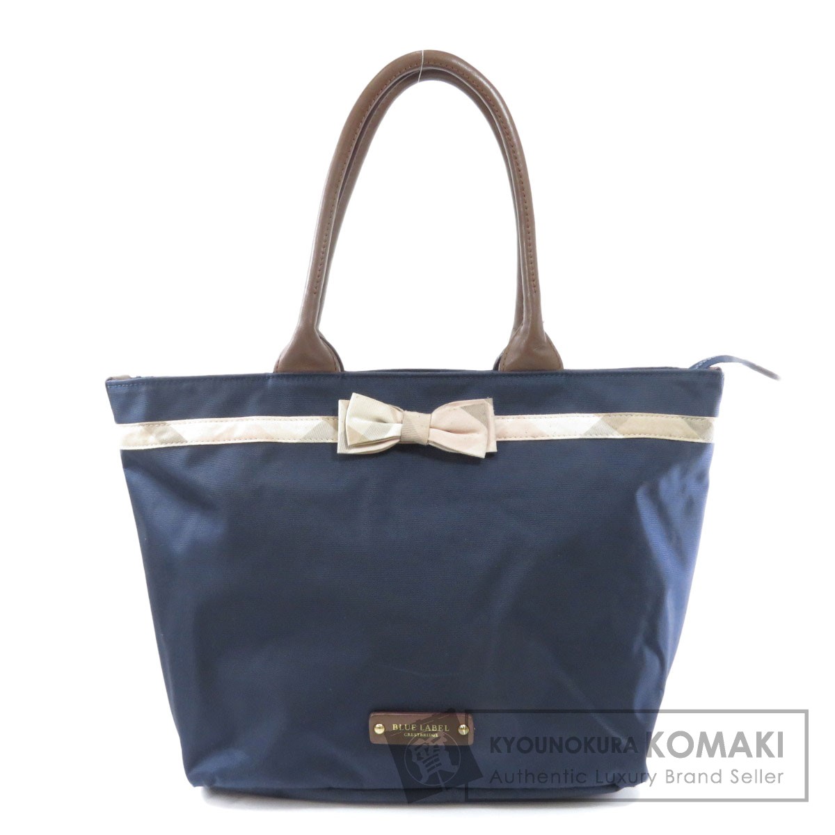 ☆ブルーレーベル クレストブリッジ ☆トートバッグ リボンが可愛い