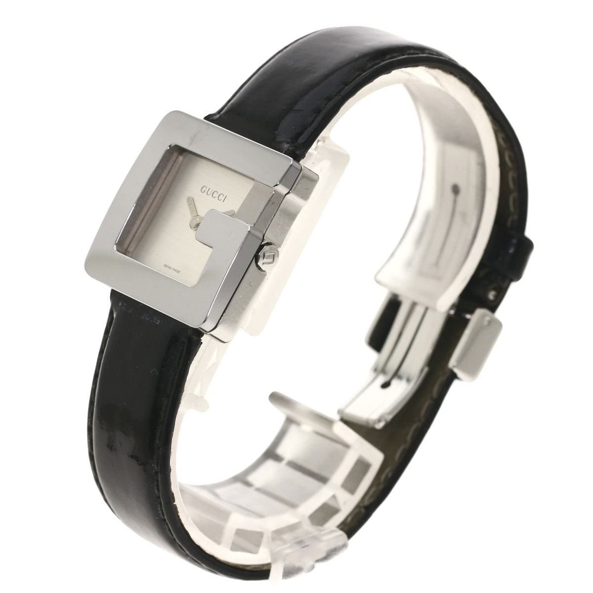 楽天市場】グッチ 3600J Gロゴ スクエアフェイス 腕時計 ステンレス