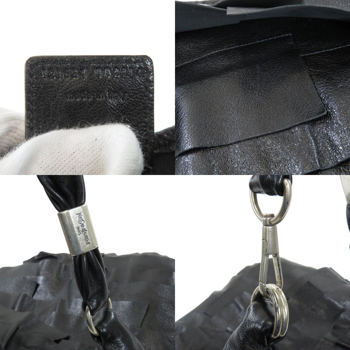 楽天市場】イヴ・サンローラン フリル ショルダーバッグ レザー