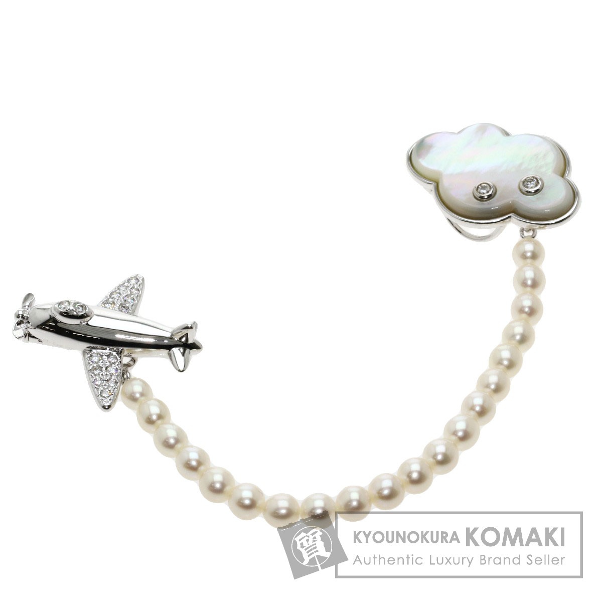 楽天市場】タサキ パール 真珠 シェル ダイヤモンド 飛行機 雲