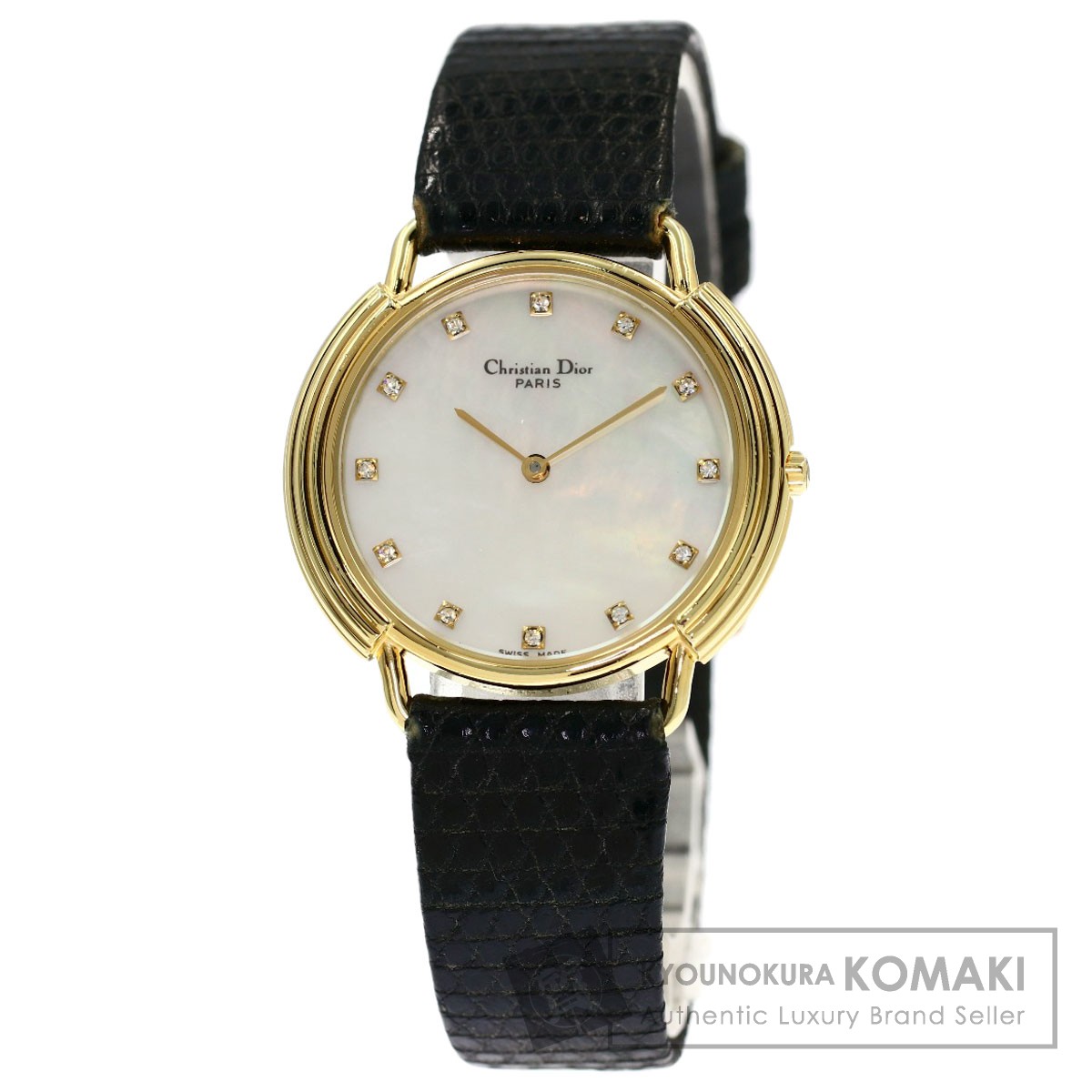 楽天市場】クリスチャンディオール D59-121-2 ラウンドフェイス 腕時計