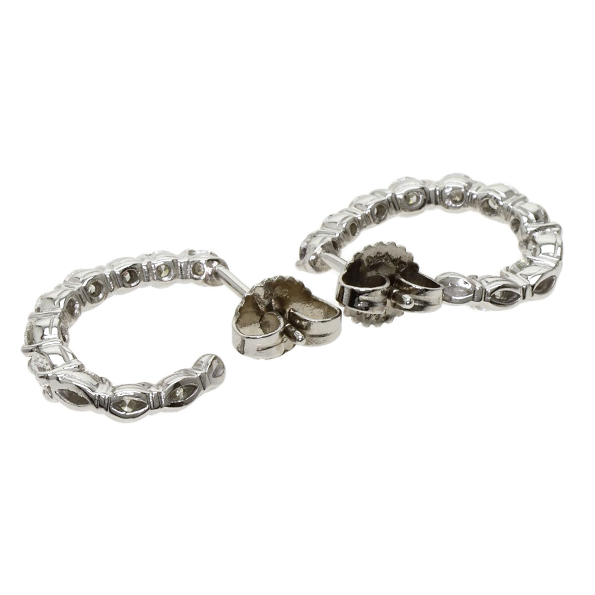 楽天市場】ティファニー インサイド アウト フープ ダイヤモンド