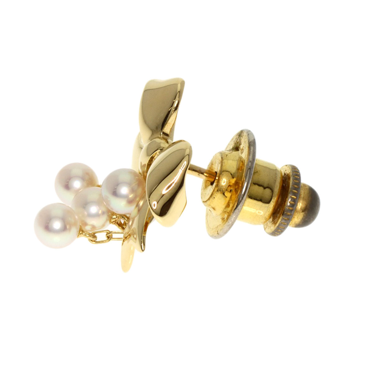 楽天市場】ミキモト パール 真珠 リボン ピンブローチ ブローチ K18