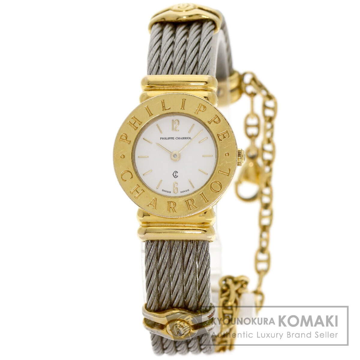 楽天市場】フィリップ・シャリオール サントロペ 腕時計 GP/SS