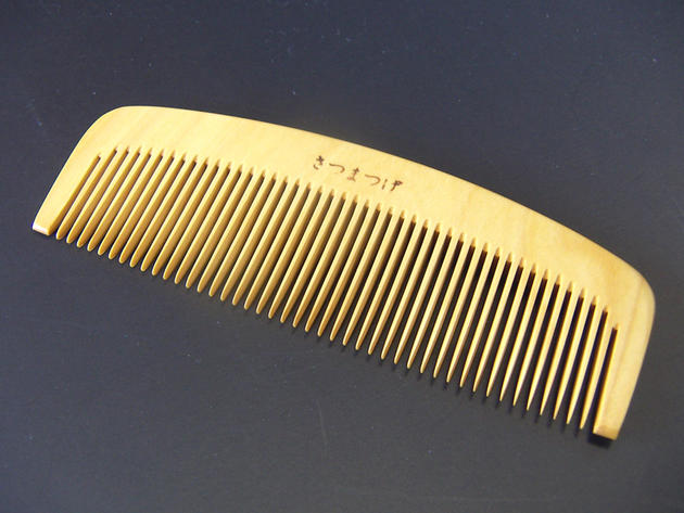 楽天市場】最高級つげ櫛 さつまつげ 「とき櫛」3.5寸 日本製 薩摩つげ