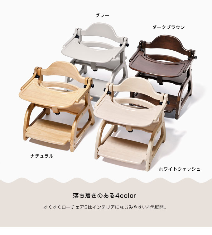 楽天市場】【公式認定店】【選べる購入特典】 すくすくローチェア3