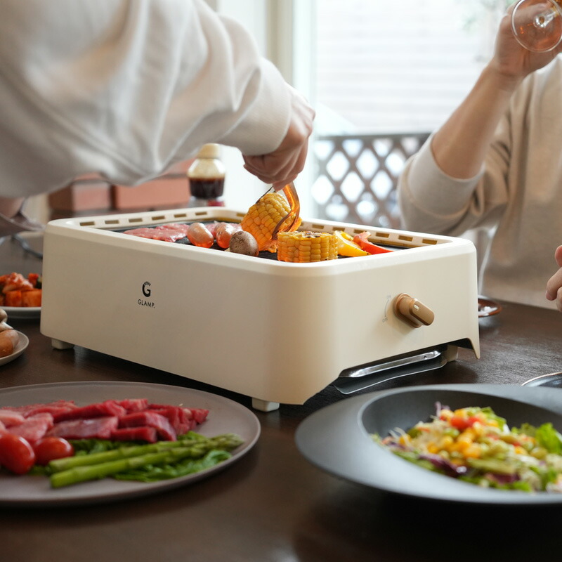 楽天市場】【レビュー特典】 GLAMP.『 超少煙グリル 』 グランプ 焼肉