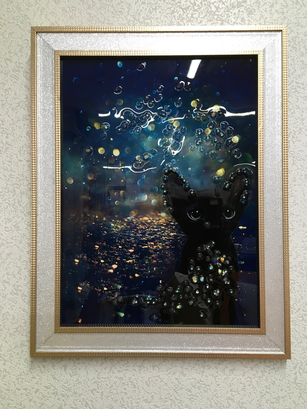 楽天市場】【クリスタルアート キキ NO.19】クリスタルピクチャー・壁