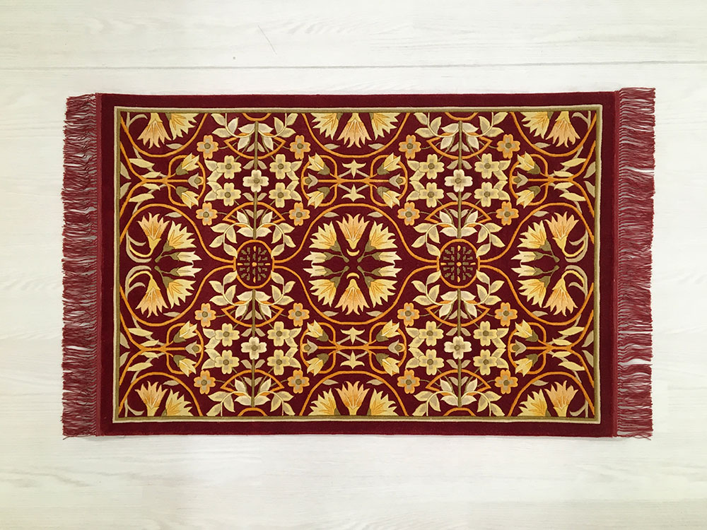 楽天市場】【中国段通 シルク 玄関マット】「情熱」絨毯(じゅうたん