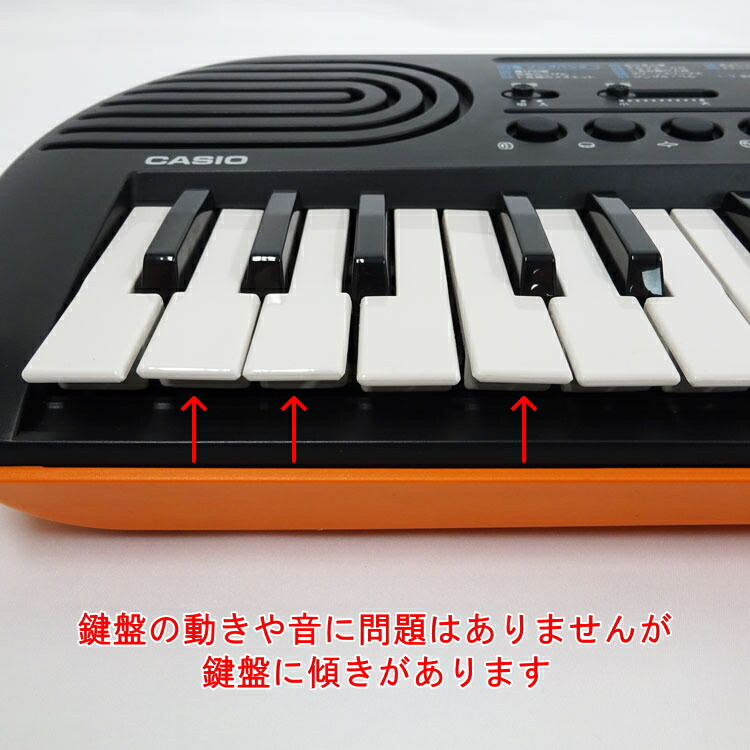楽天市場】【中古】CASIO(カシオ)ミニキーボード 44鍵盤 SA-76