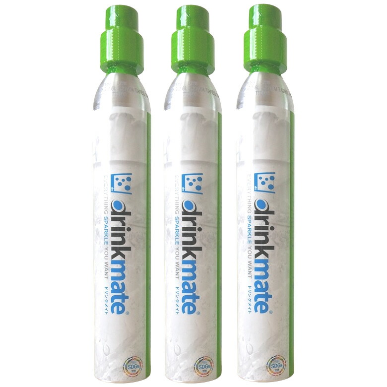 楽天市場】ドリンクメイト ガスシリンダー 新規 予備用 60L 1本 410g