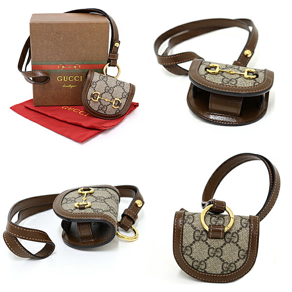 楽天市場】グッチ GUCCI ホースビット Airpods ケース GGスプリーム