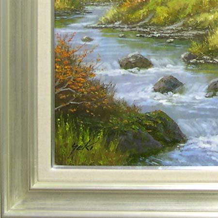 楽天市場】絵画 油絵 山村清流 F20号 （関健造） 送料無料 【海・山