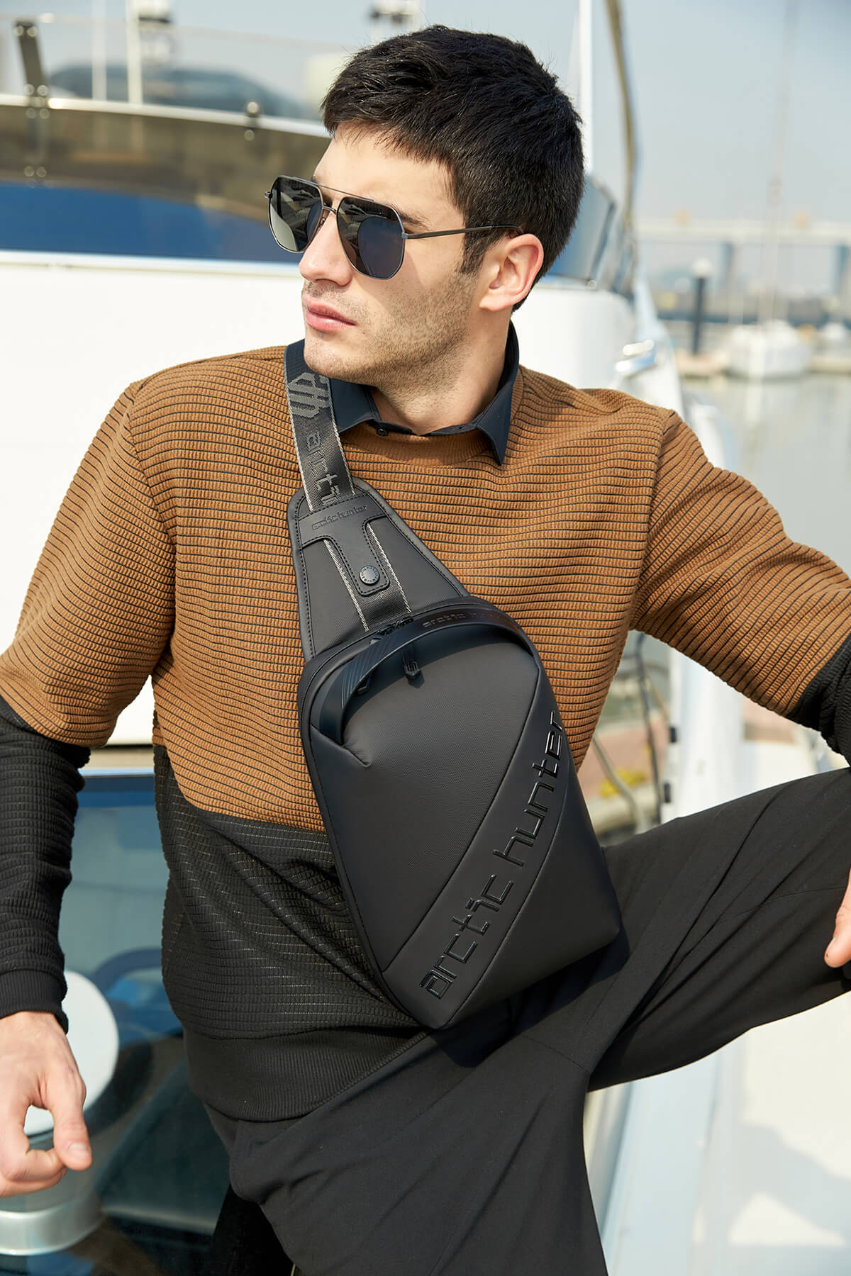 楽天市場】メンズクロスボディバッグ クリエイティブストレージ 斜