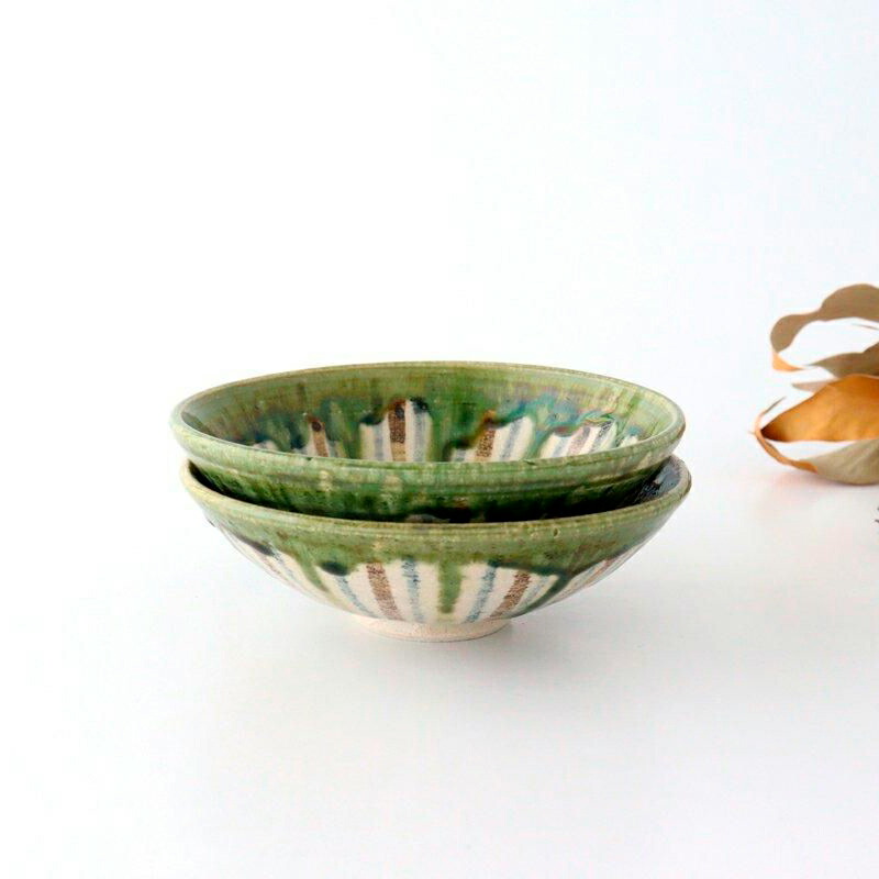 楽天市場】5寸平鉢 錆織部十草 陶器 瀬戸焼 取鉢 中鉢｜おしゃれ