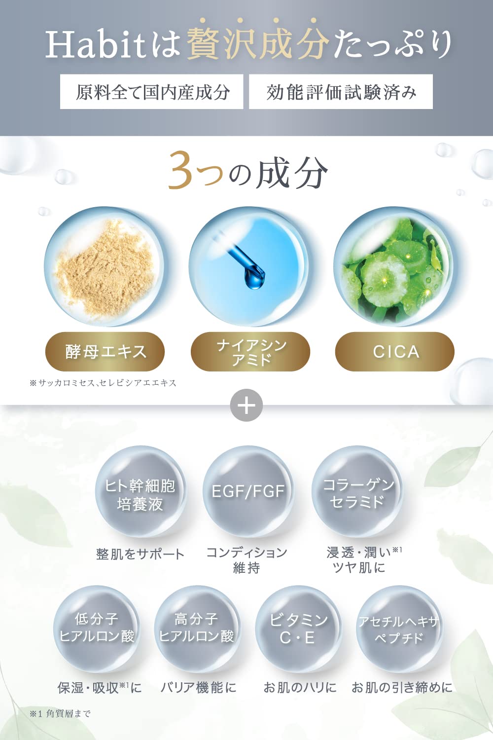 楽天市場】Habit［ハビット］ 酵素 マイクロニードル ヒアルロン酸