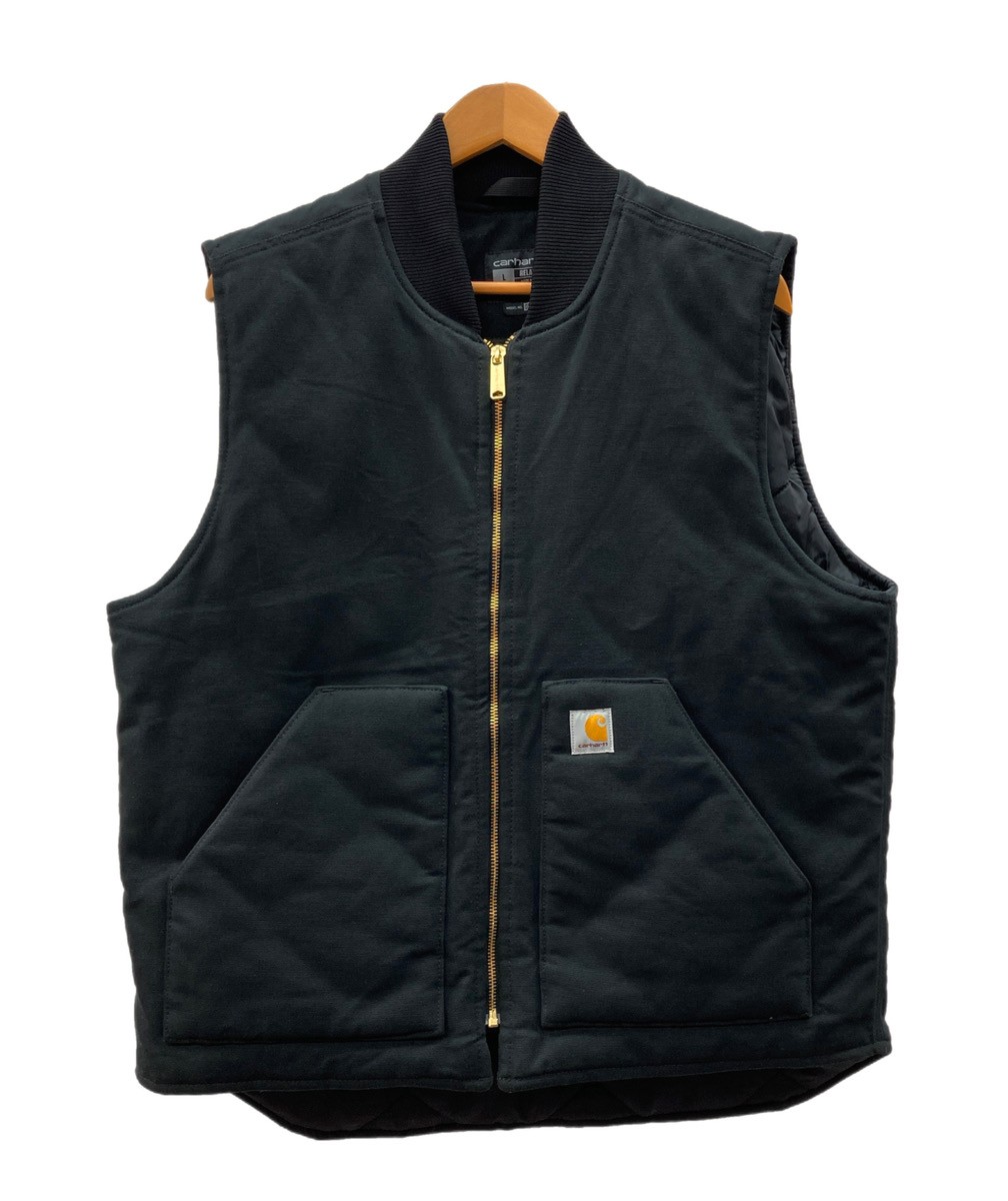 楽天市場】carhartt ダック ベスト ブラックの通販