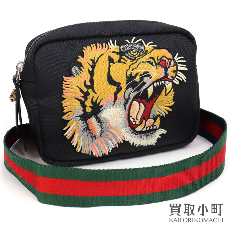 楽天市場】【美品】グッチ 【GUCCI】タイガーヘッド エンブロイダリー