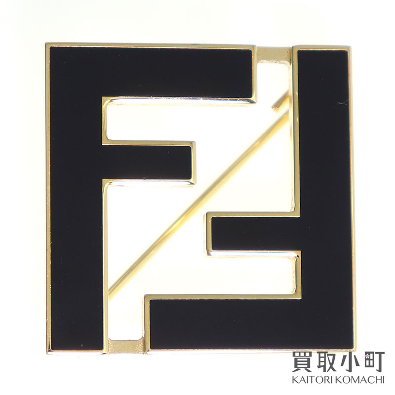 楽天市場】【美品】フェンディ【FENDI】フォーエバー ブローチ FF