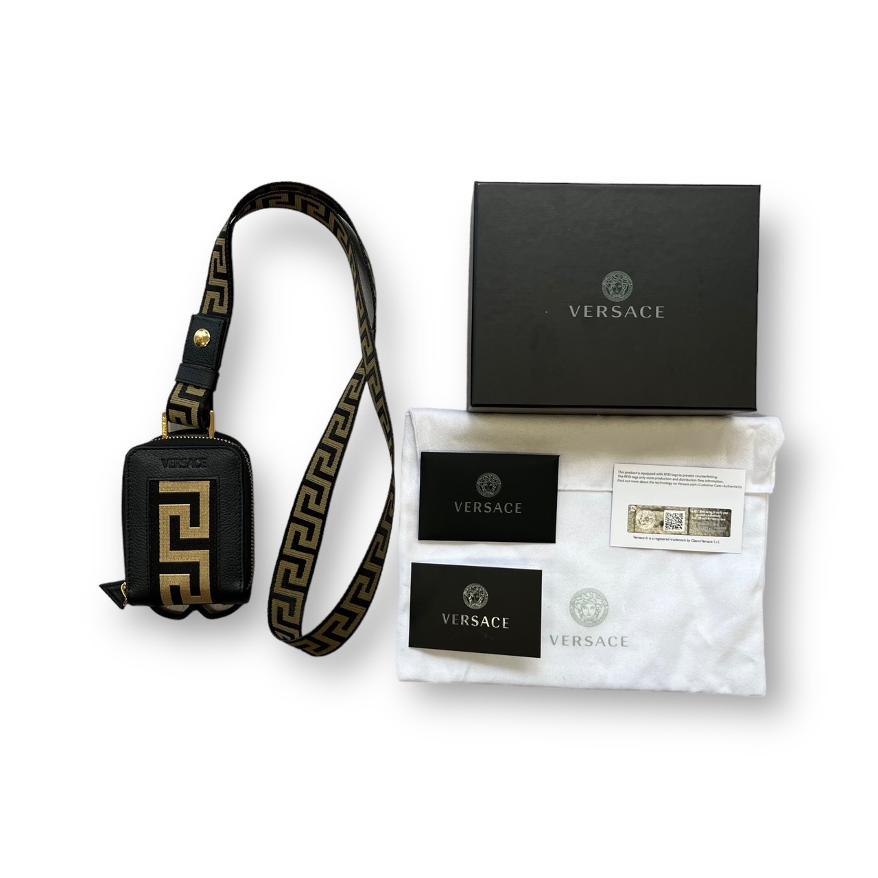 楽天市場】ヴェルサーチ・VERSACE グレカ コインケース 状態SS