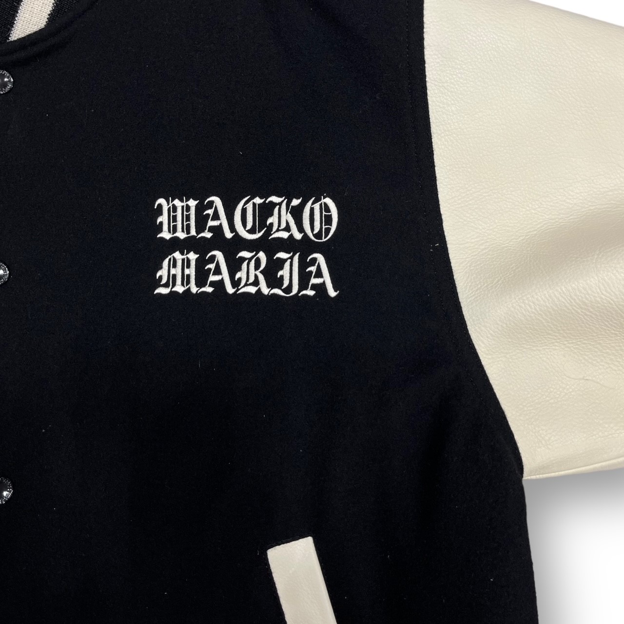 楽天市場】ワコマリア・WACKO MARIA 22AW LEATHER VARSITY JACKET TYPE