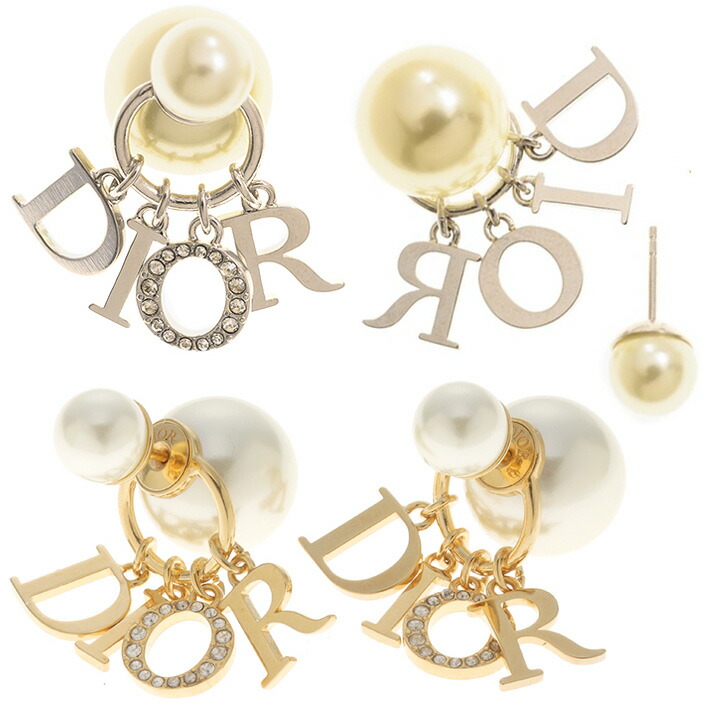 楽天市場】Christian Dior ピアスクリスチャンディオールシルバー