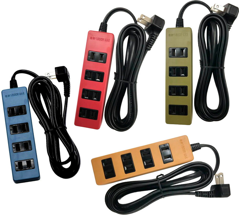 楽天市場】こだわりインテリアAC電源タップレトロクラシックカラー電源