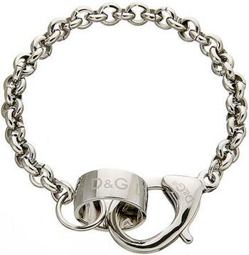 楽天市場】D&G ブレスレット ドルチェ＆ガッバーナロゴリング×フック