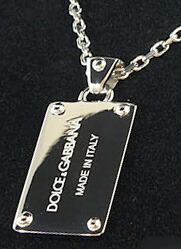 楽天市場】DOLCE&GABBANAドルチェ＆ガッバーナペンダントネックレス