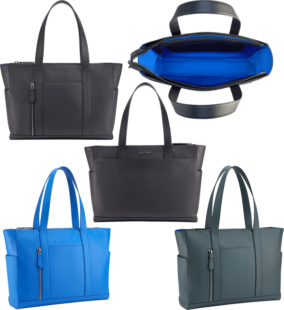 楽天市場】BVLGARI ブルガリエンボスロゴツーハンドル縦型トートバッグ
