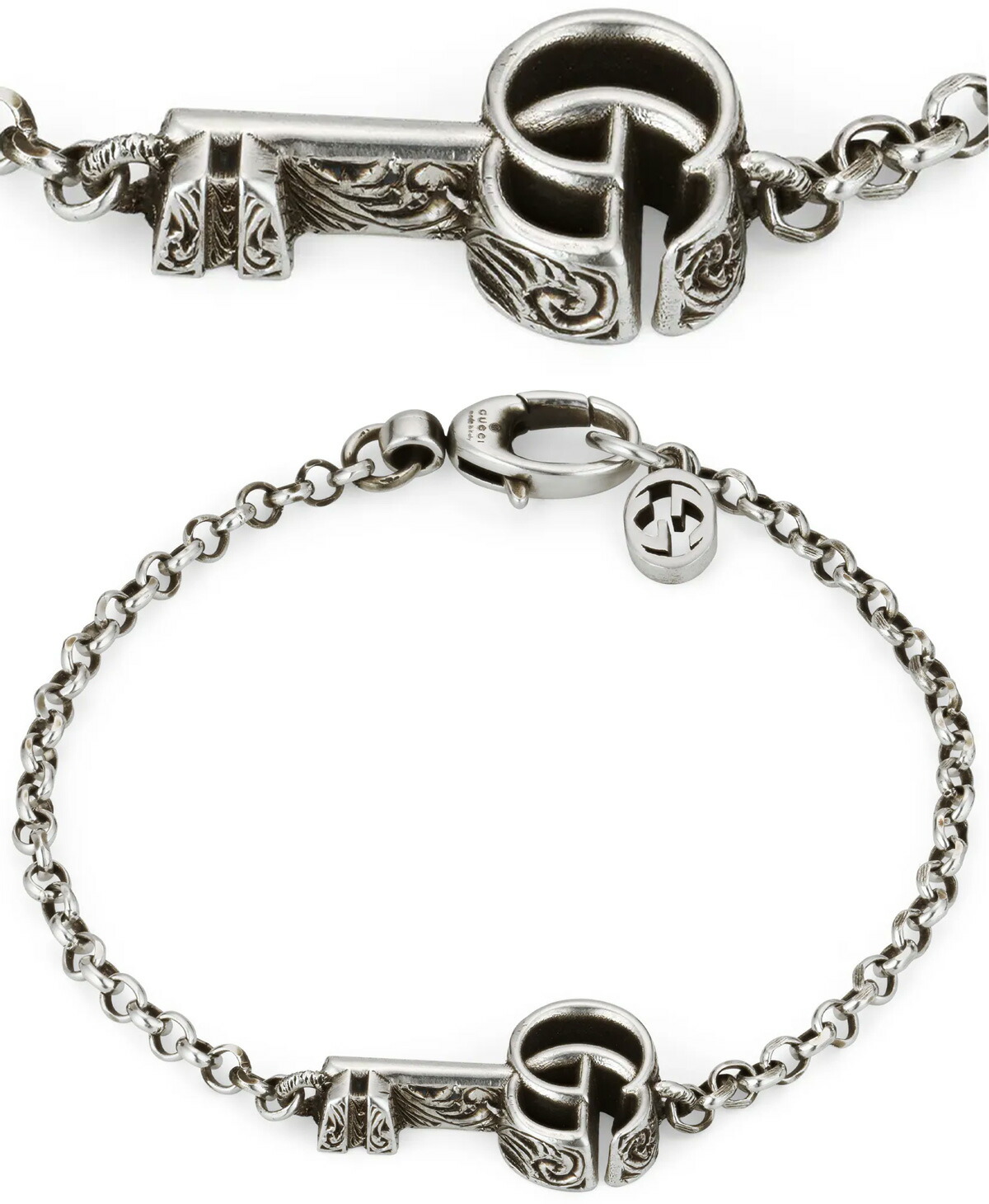 楽天市場】GUCCI グッチ レディース メンズGGチャームキーブレスレット