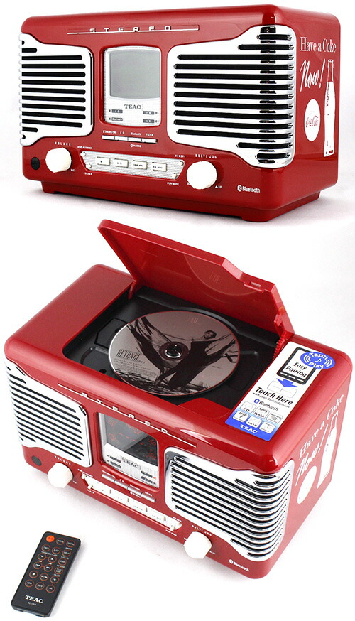 楽天市場】Bluethooth搭載レトロアンティークCDプレイヤーリモコン