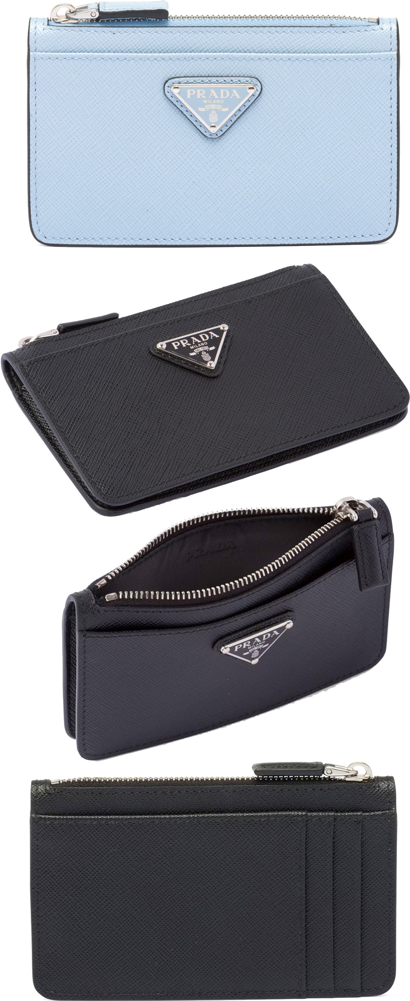 楽天市場】PRADA プラダ ファスナー小銭入れ付きクレジットカード