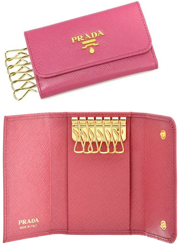 楽天市場】PRADA プラダ レザー6連キーケース型押しサフィアーノ