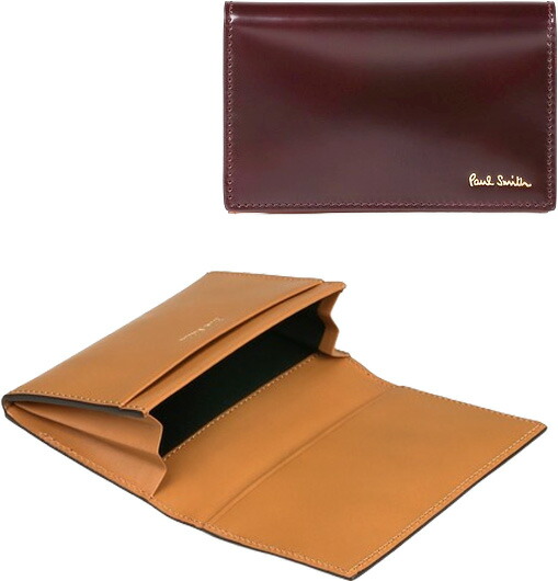 楽天市場】Paul Smith ポールスミス二つ折り名刺入れ 箔押しロゴコード