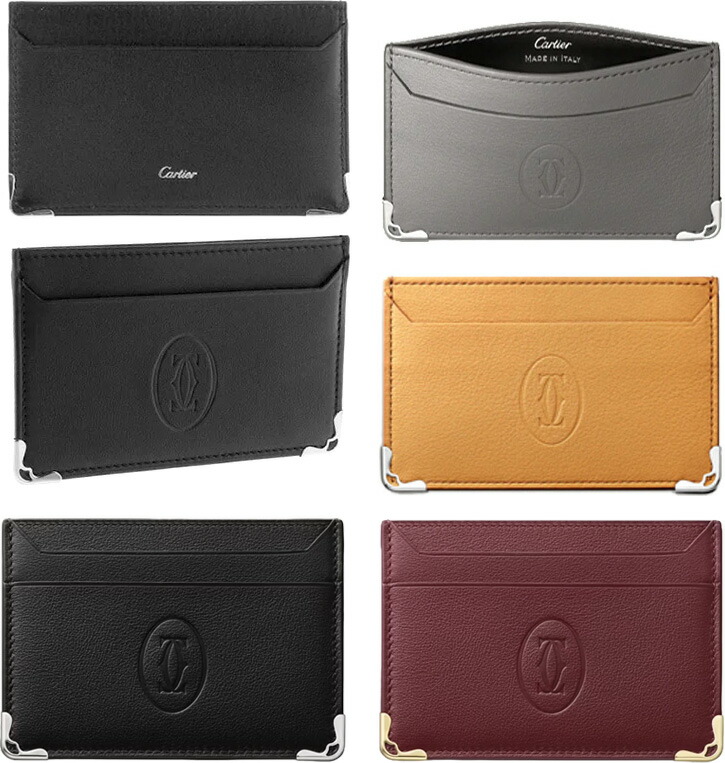 楽天市場】カルティエ カードケース（カラーブラック）（定期入れ