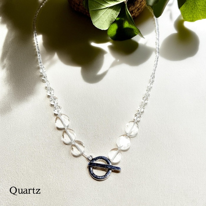 楽天市場】ファイテン 水晶ネックレス 40cm(5mm玉) phiten 水晶