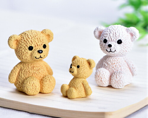 楽天市場】動物フィギュア くま お座り熊 くま 水耕栽培 テラリウム